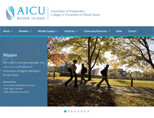 Tablet Screenshot of aicuri.org